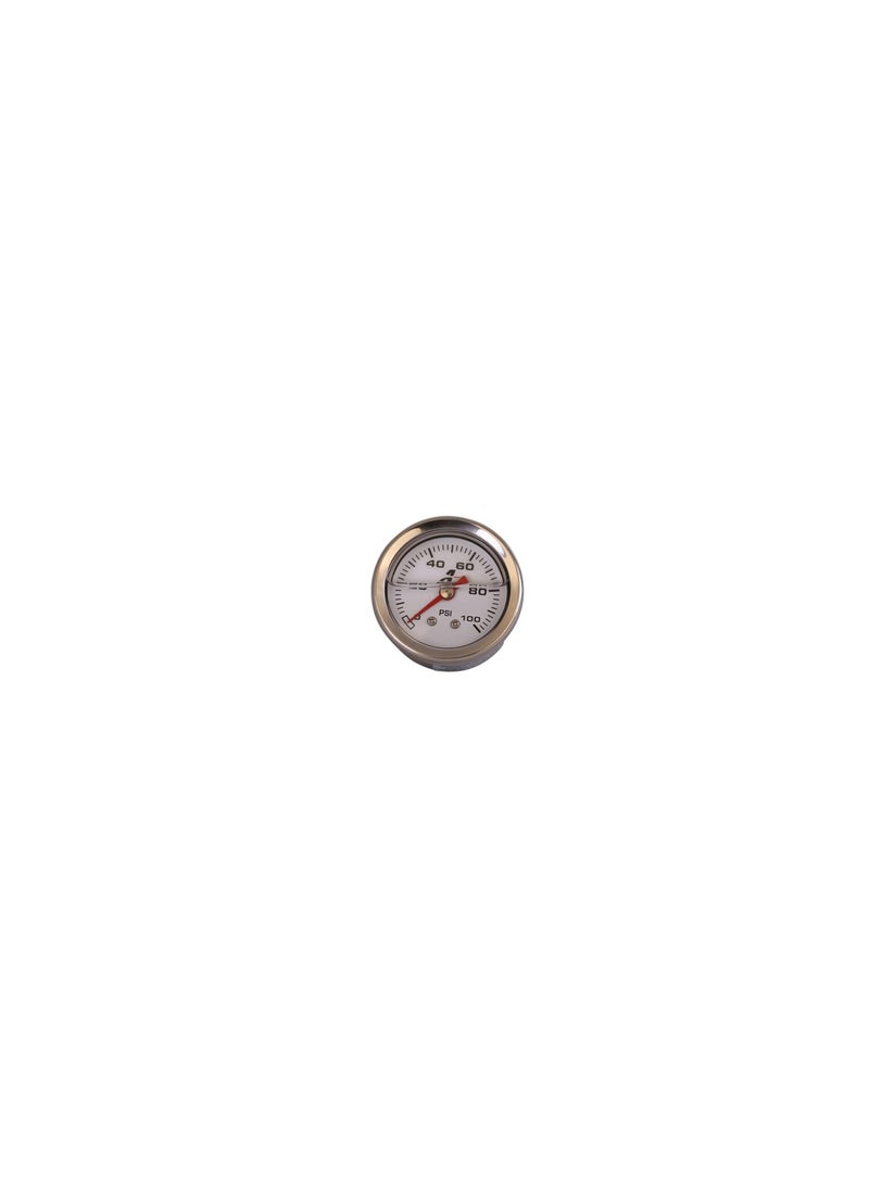 Aeromotive 15633 Fuel Pressure Gauge 0-100 PSI, 1/8 NPT, Liquid Filled, 1.5'' Diameter Dial - Image 3